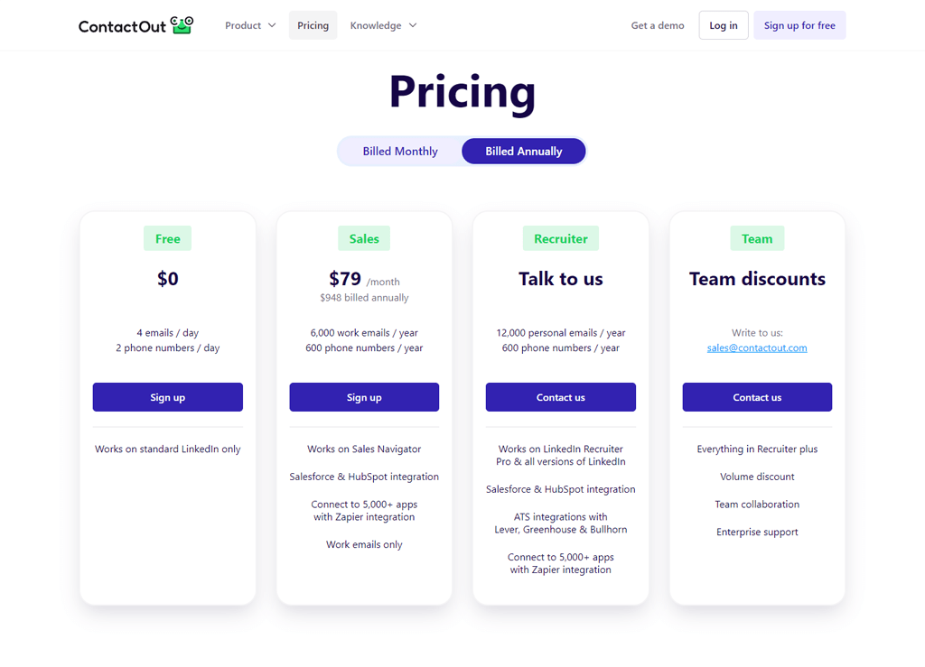 ContactOut-Pricing