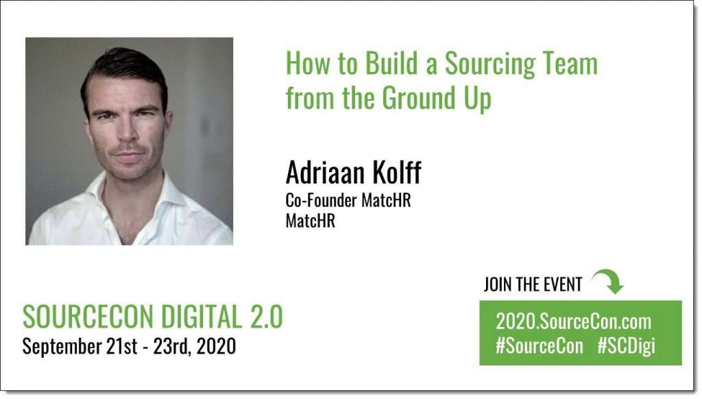 SourceCon 2020 Speaker Adriaan Kolff presentation