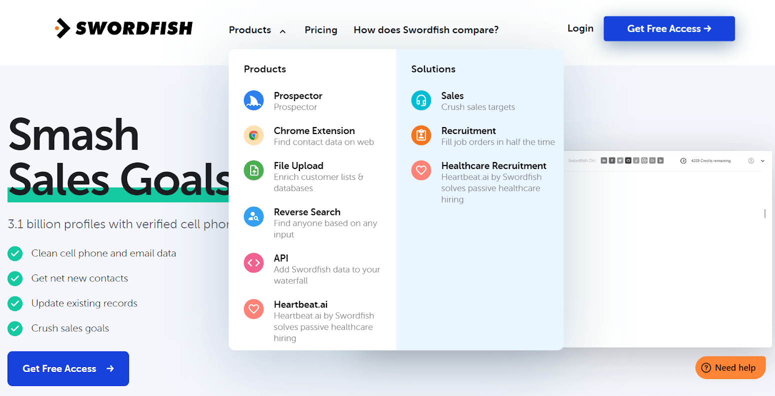 What is sales rep software? And what tools can you use as one? Swordfish