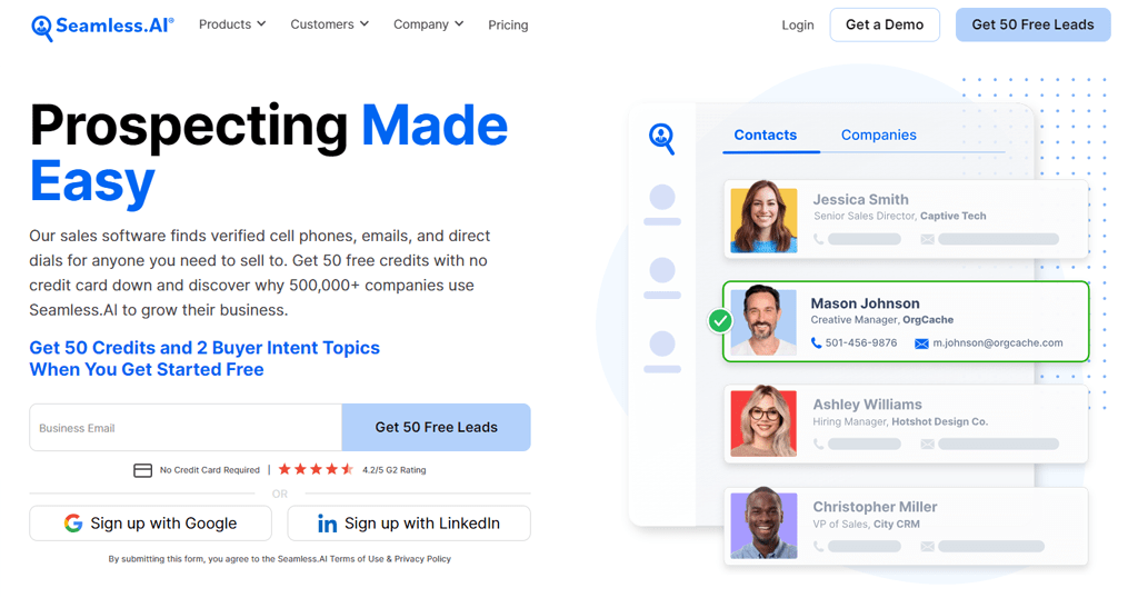 LeadIQ vs Seamless AI Analyzed Compare and Pick the Right Sales Tool
