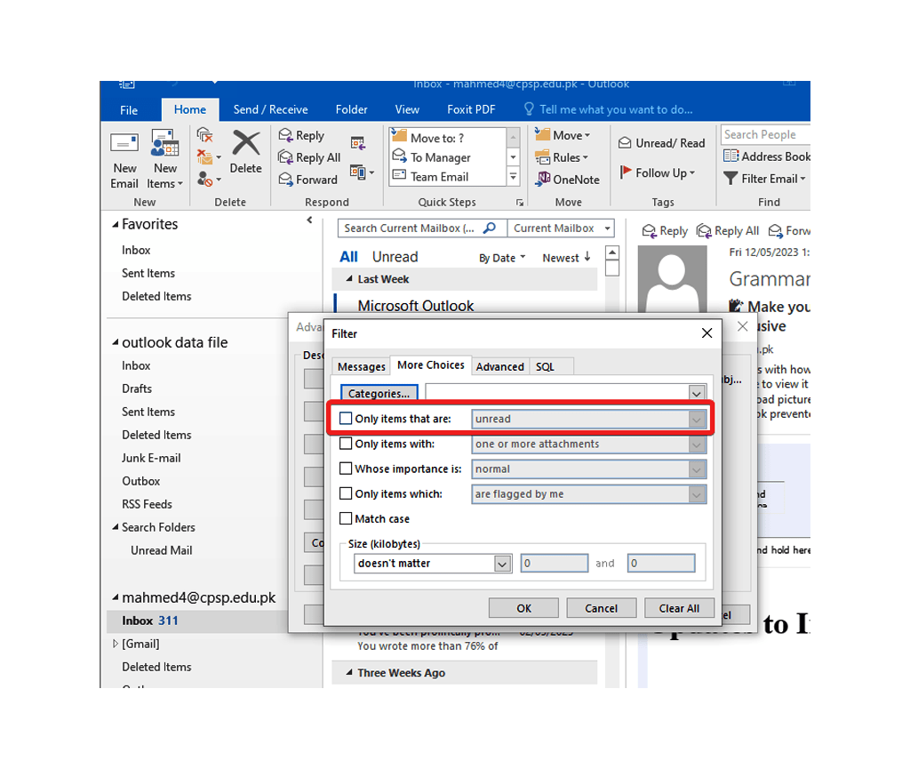 How to Find Unread Emails in Outlook [Guide for Outlook Users] Swordfish