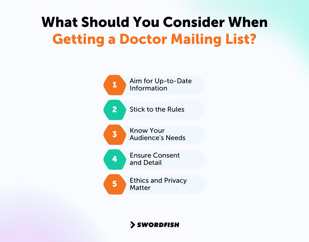 Buy Doctor Email Lists Your Key to Successful Healthcare Marketing Swordfish