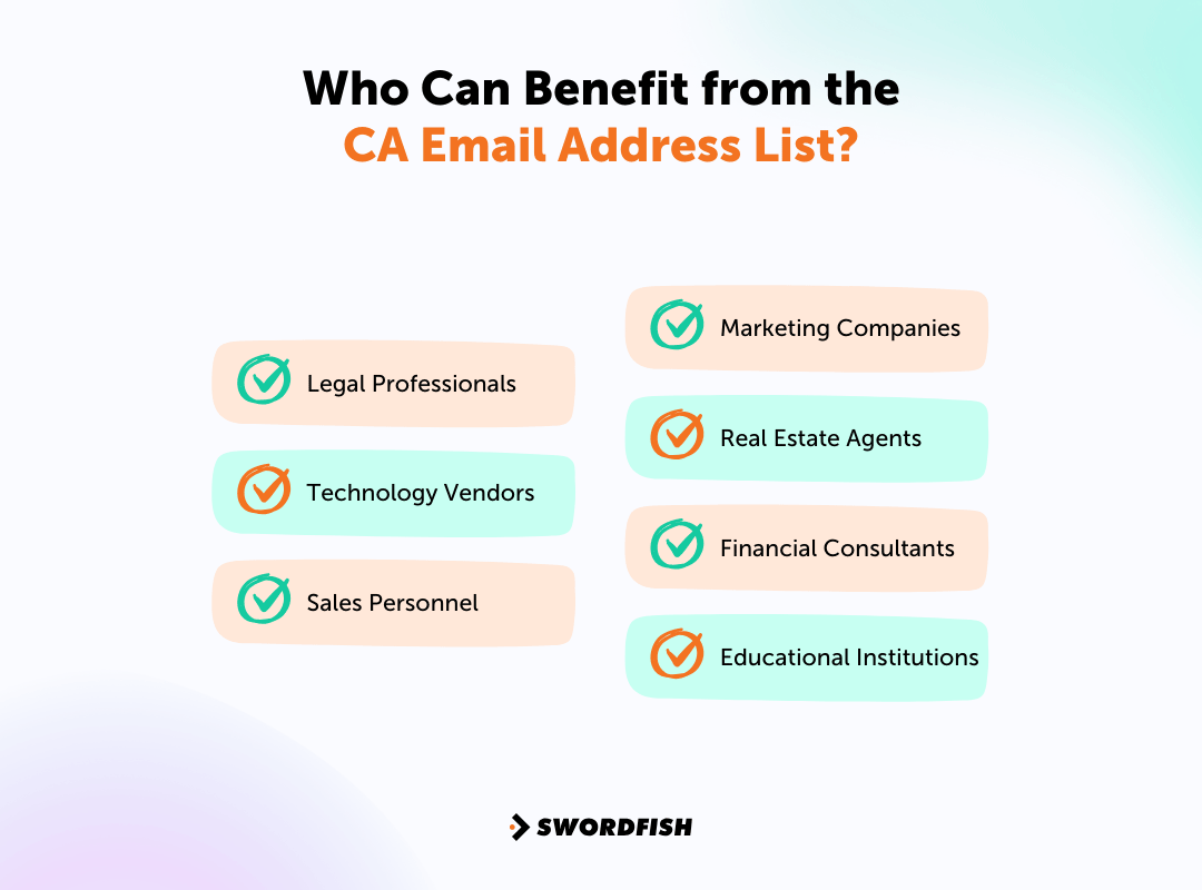 Who Can Benefit from the CA Email Address List