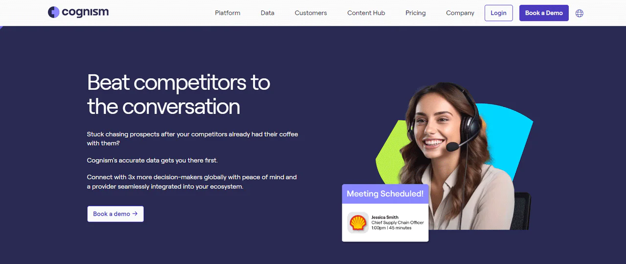 Cognism Homepage