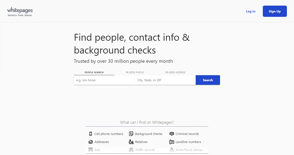 Whitepages