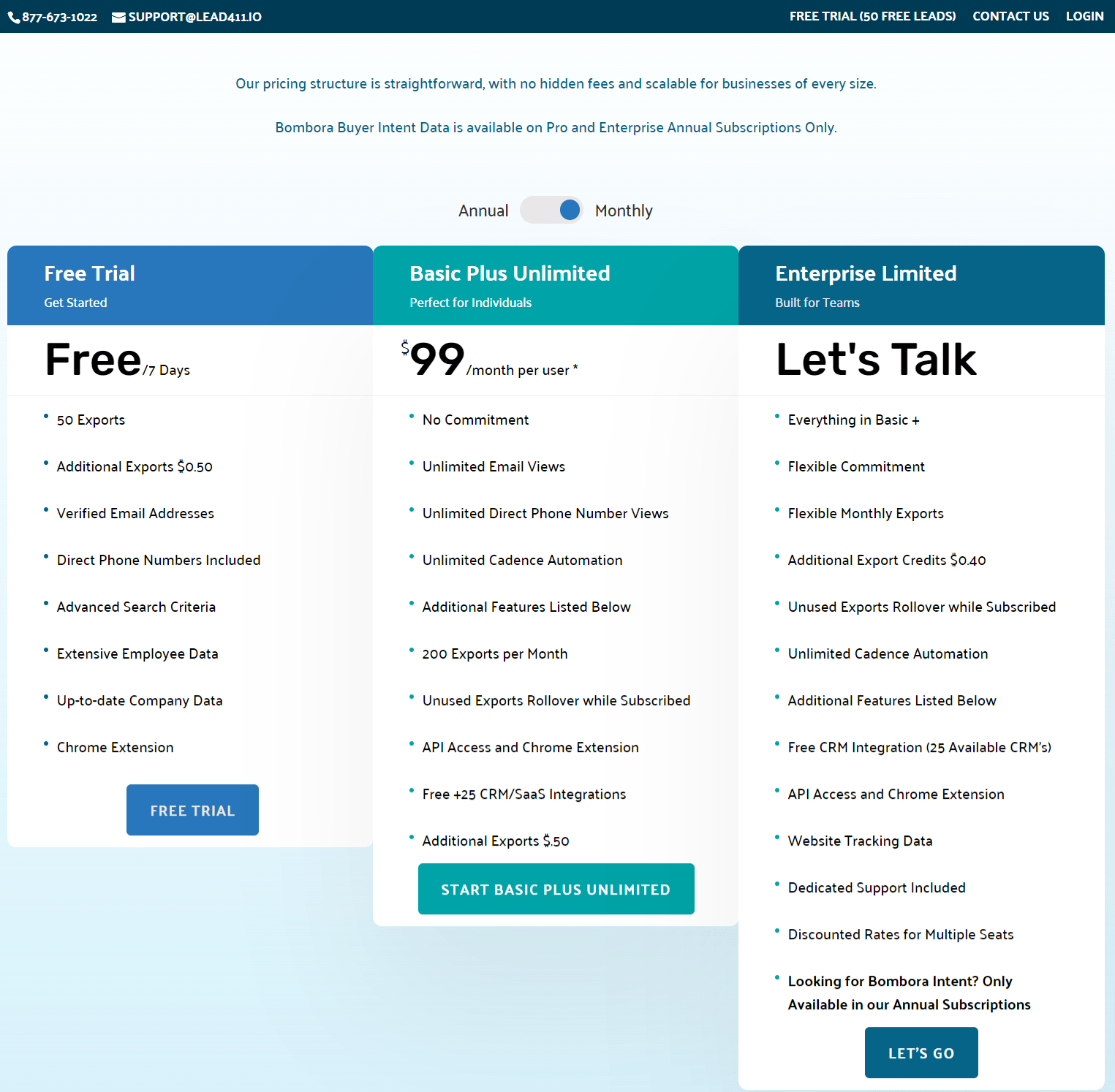 Lead411 Pricing