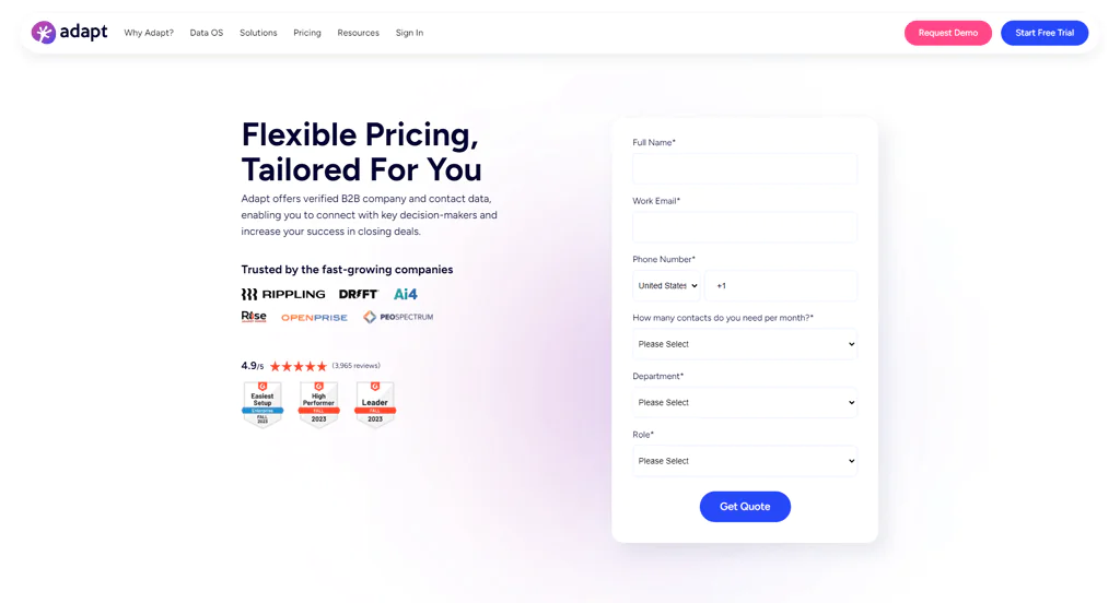 Adapt.io Pricing