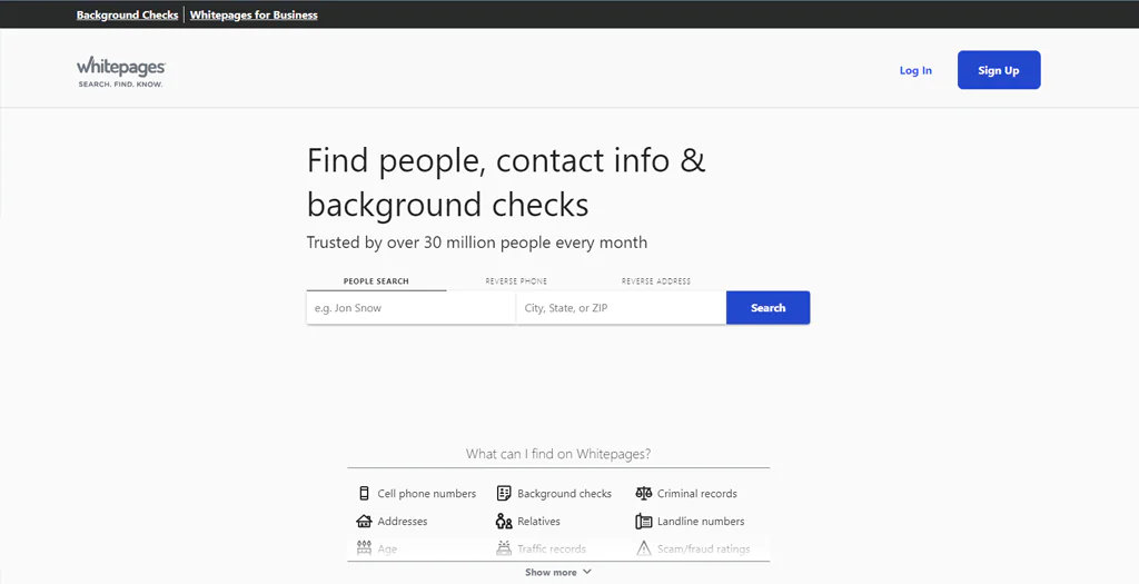 Whitepages