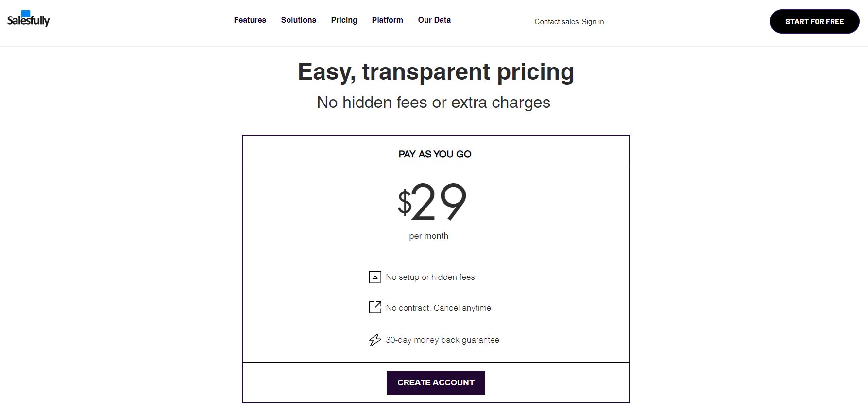 Salesfully Pricing