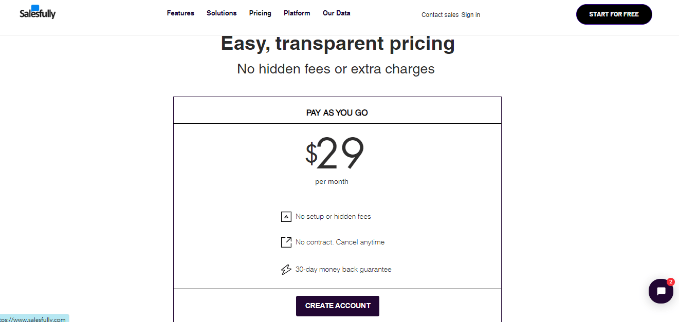 Salesfully Pricing