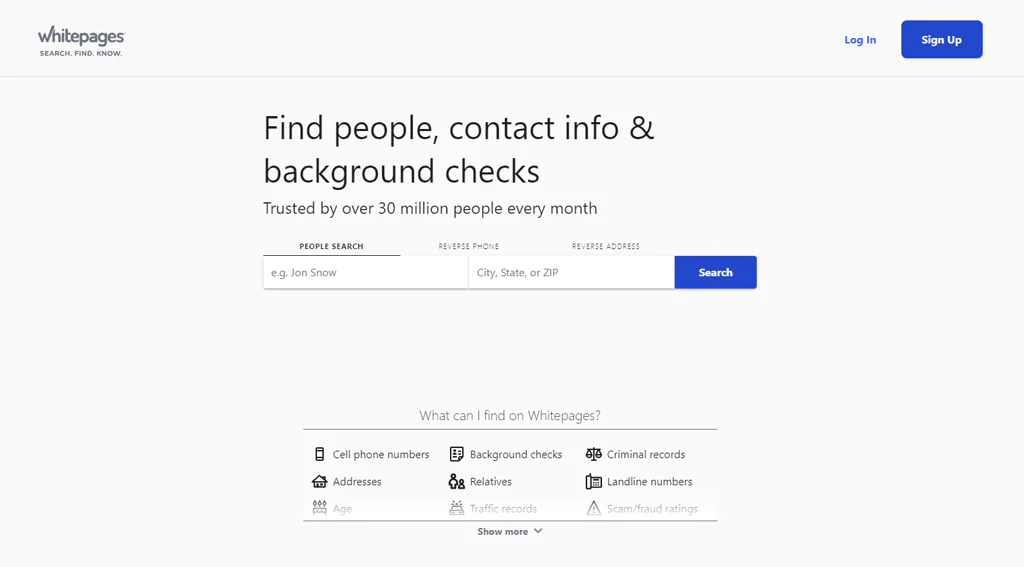 Whitepages