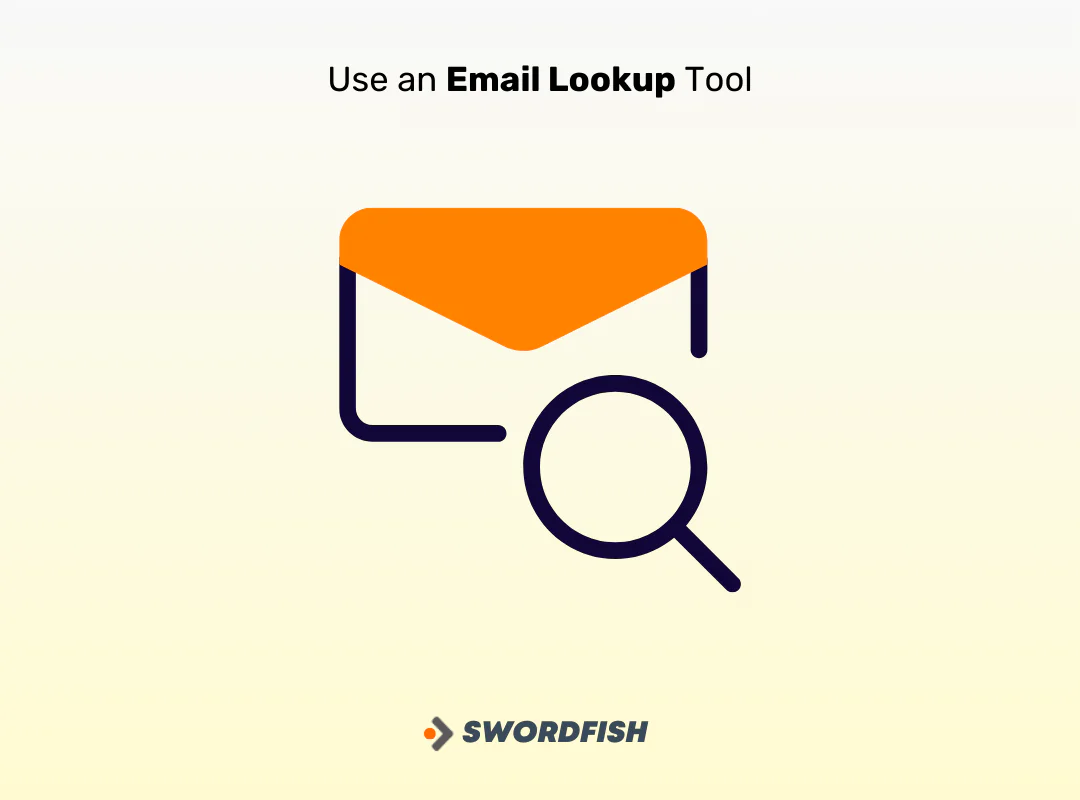 Use an Email Lookup Tool