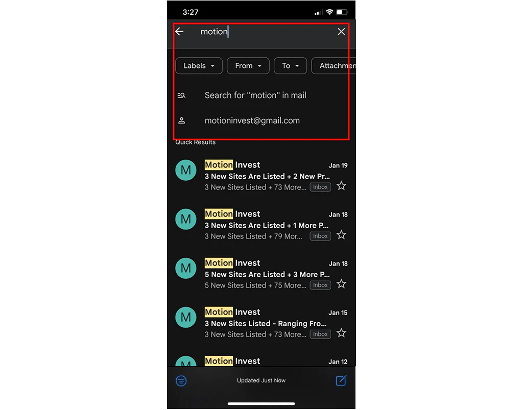 Check the Suggestions