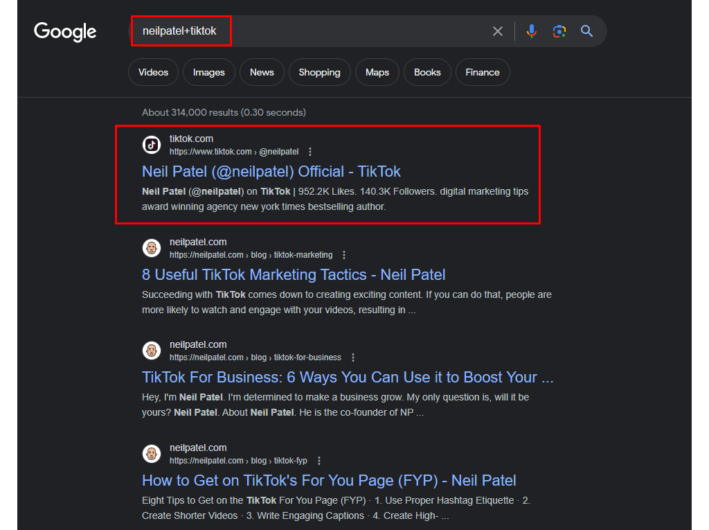 Conduct a Google Search