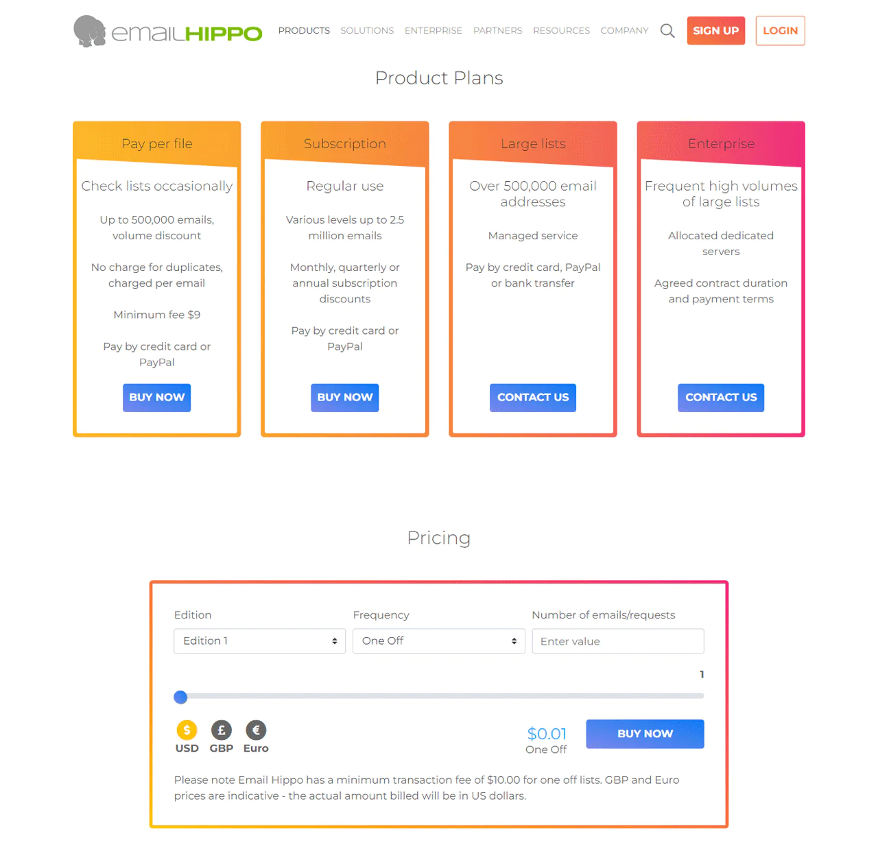 Email Hippo Pricing