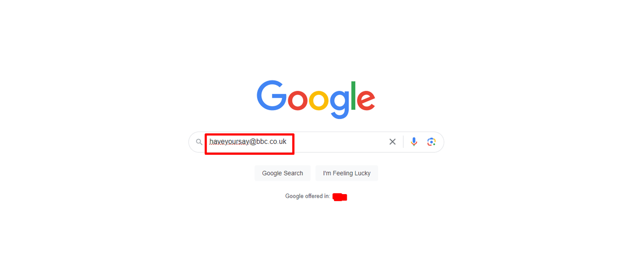 email address