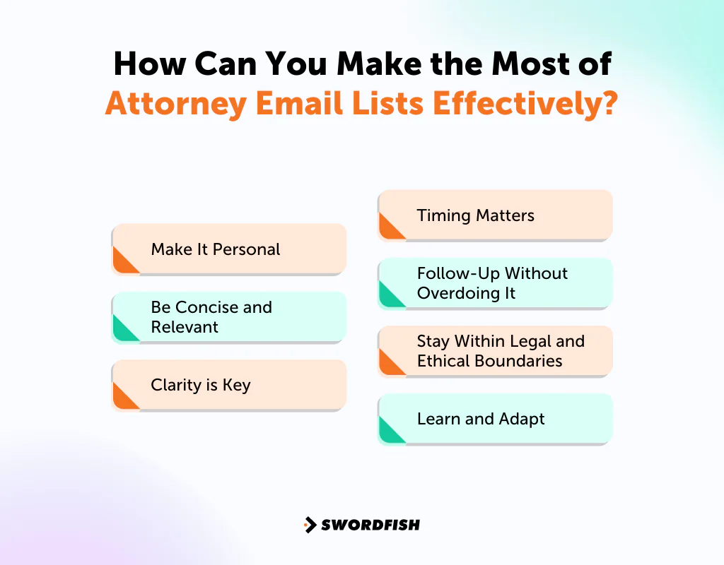 How Can You Make the Most of Attorney Email Lists Effectively