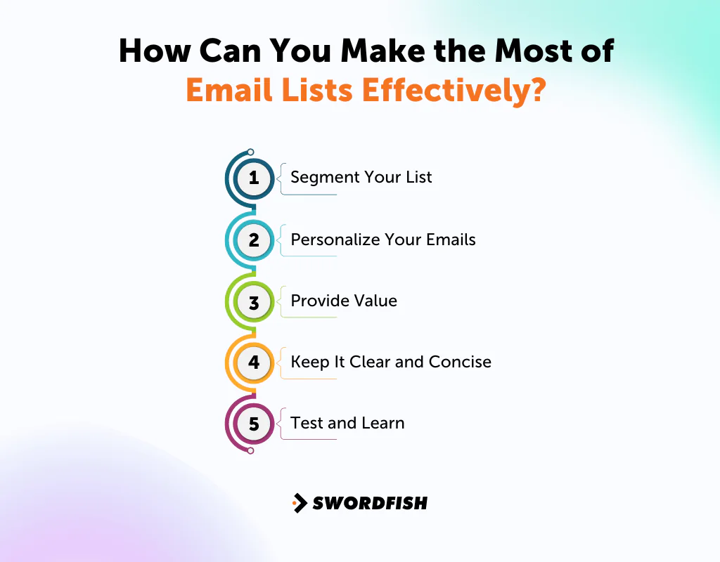 How Can You Make the Most of Email Lists Effectively