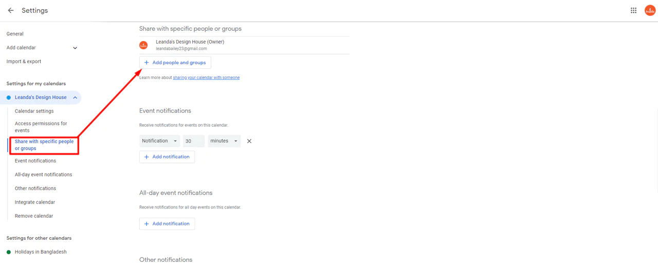 Click 'add people.'