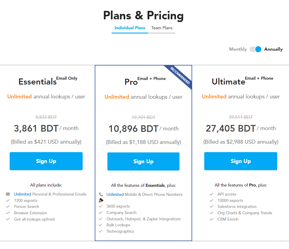 Rocketreach Pricing