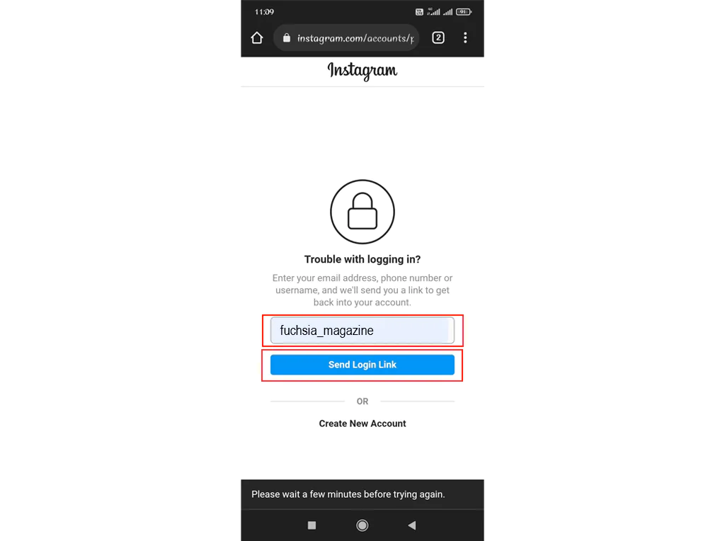 Send login link