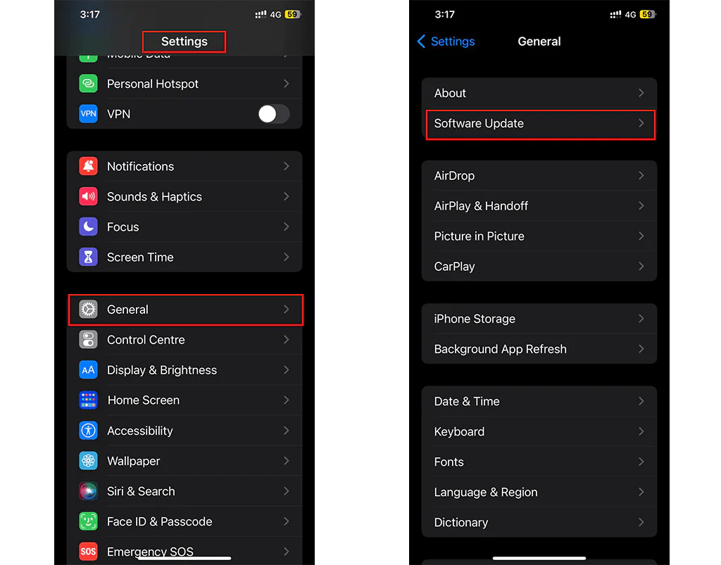 Update Your Mail App and iOS