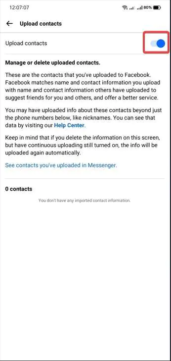 Sync Contacts