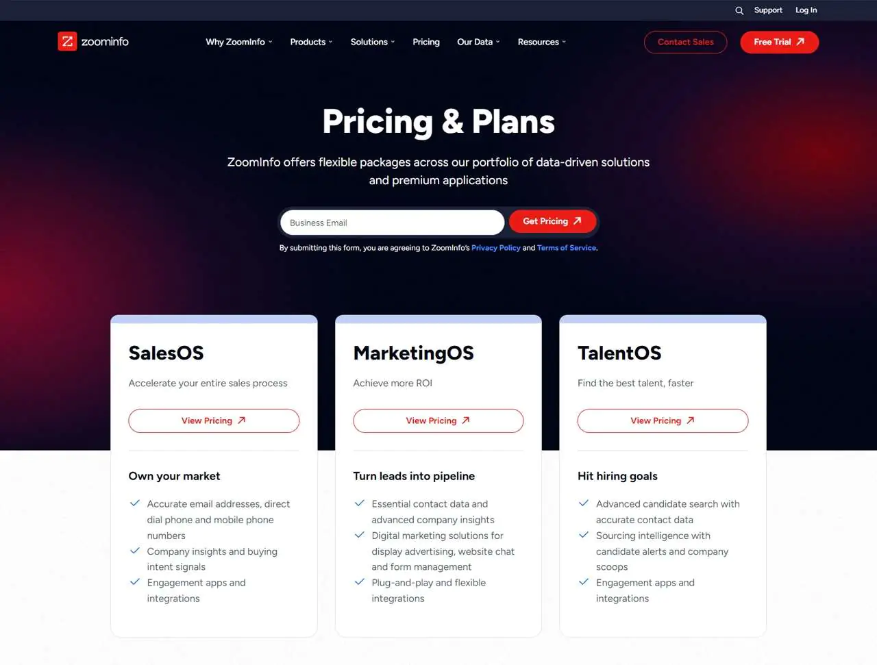 ZoomInfo Pricing 