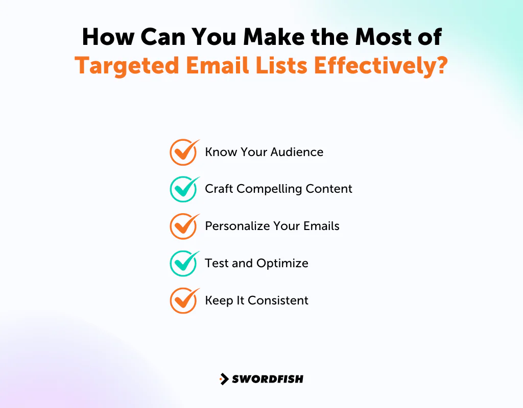 How Can You Make the Most of Targeted Email Lists Effectively