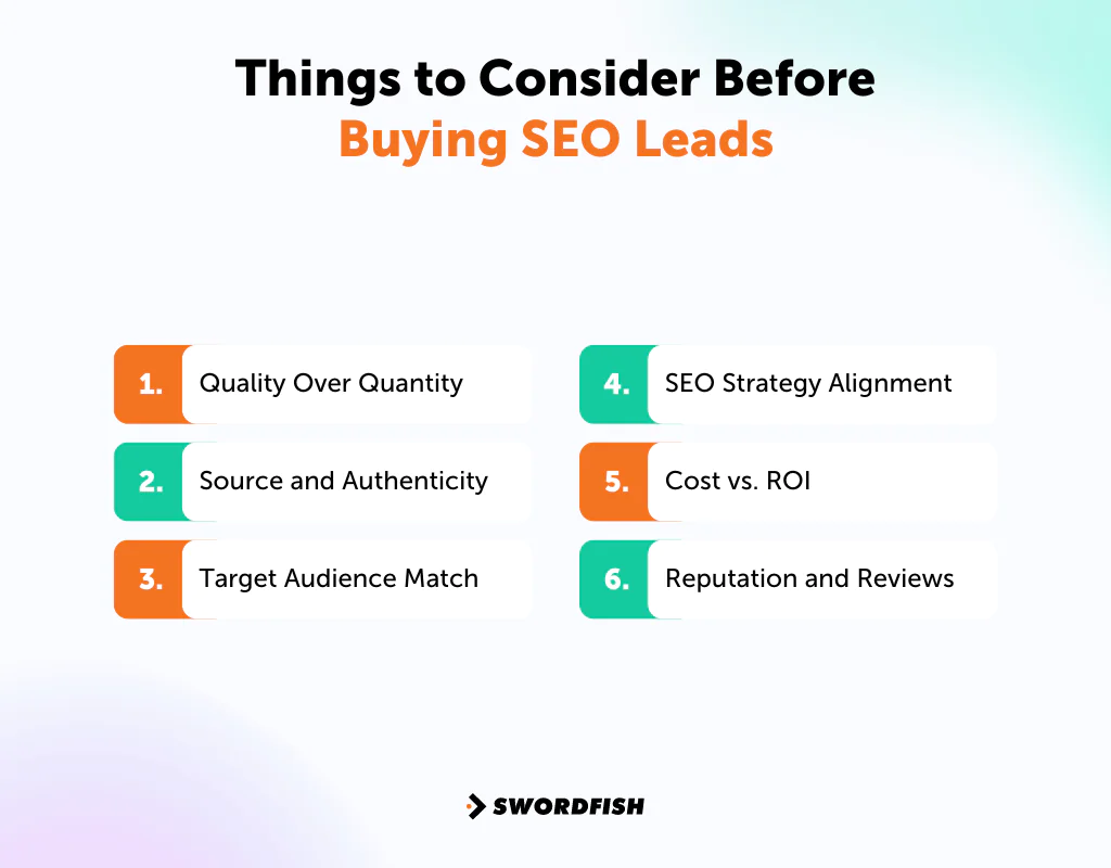 Things to Consider Before Buying SEO Leads