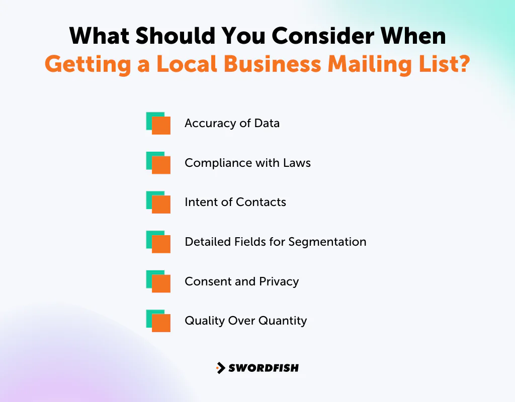 What Should You Consider When Getting a Local Business Mailing List