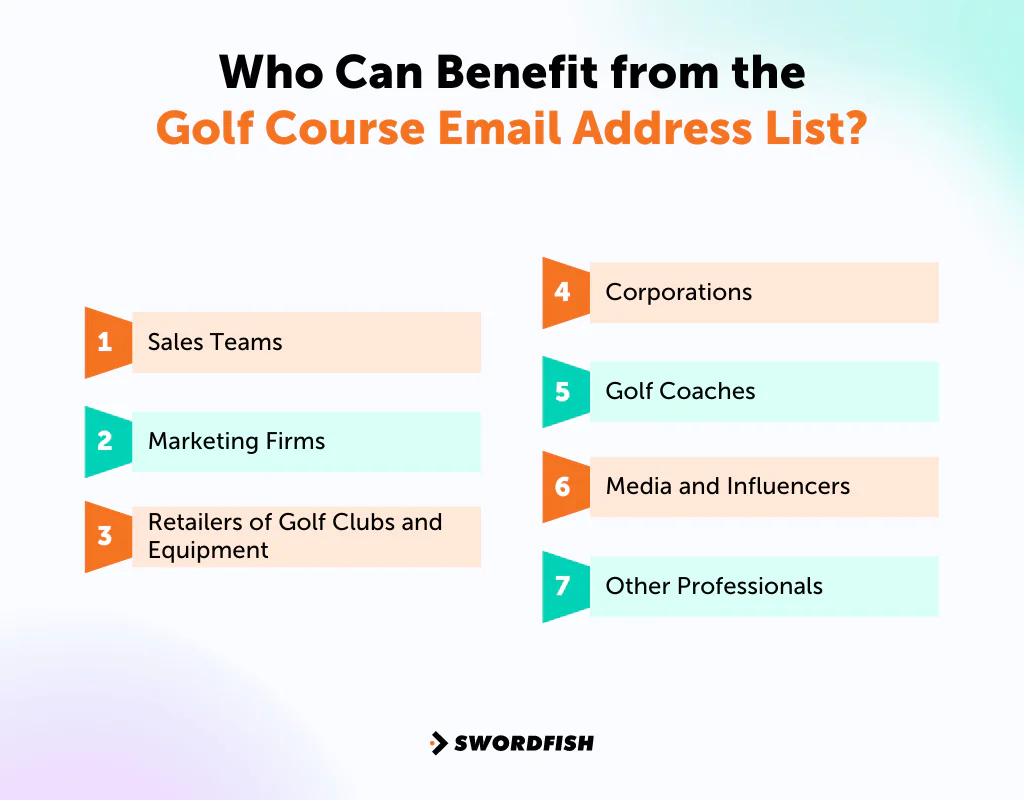 Who Can Benefit from the Golf Course Email Address List