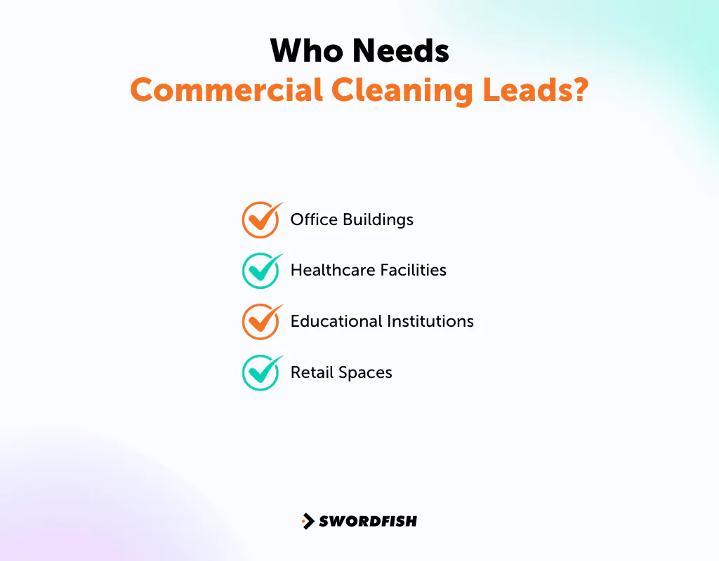 Who Needs Commercial Cleaning Leads