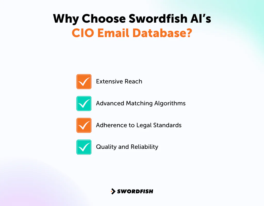 Why Choose Swordfish AI’s CIO Email Database