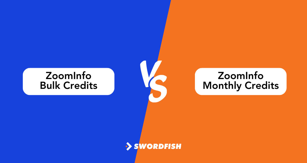 ZoomInfo Bulk Credits vs. Monthly Credits 