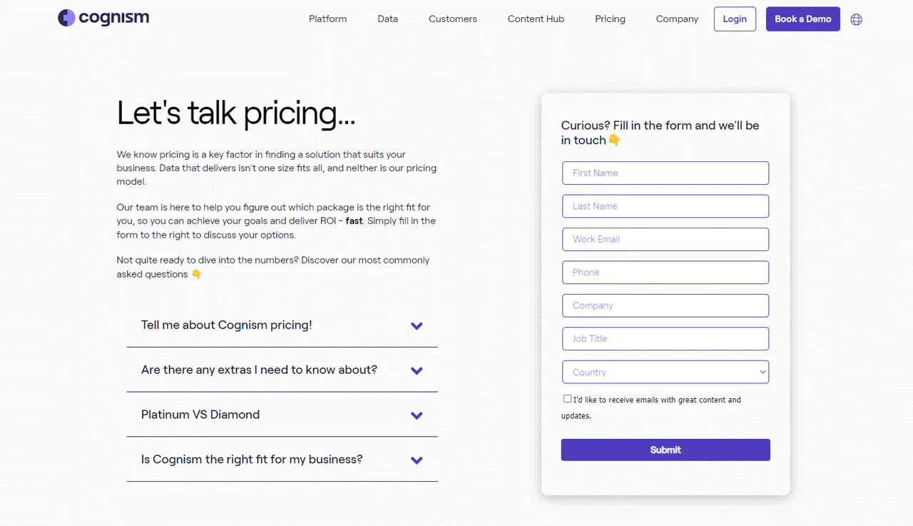 Cognism-Pricing