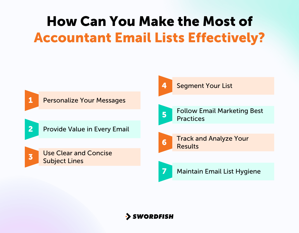 How Can You Make the Most of Accountant Email Lists Effectively