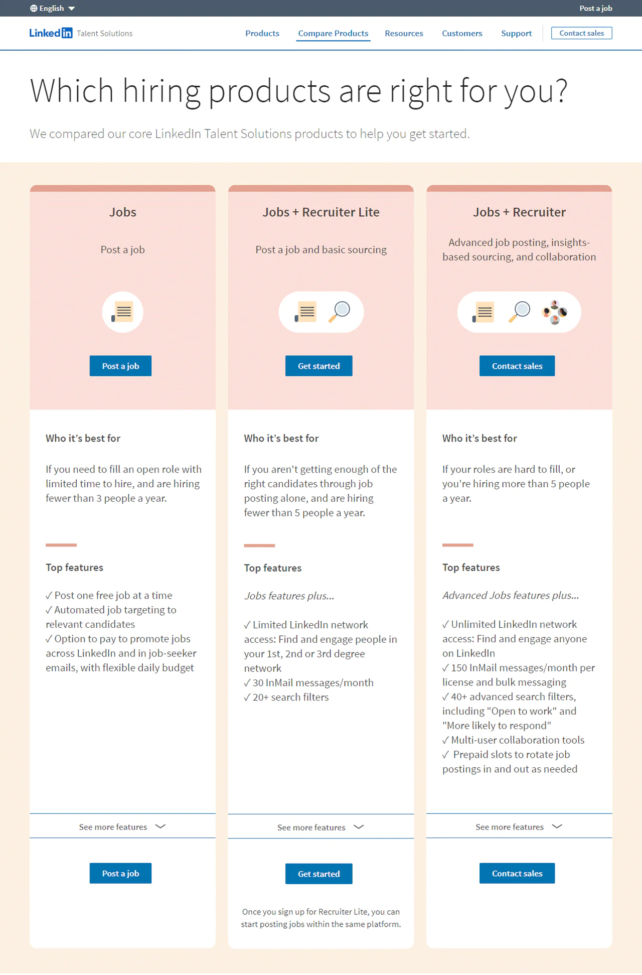 LinkedIn Recruiter Pricing