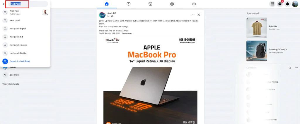 Utilize the Search Bar