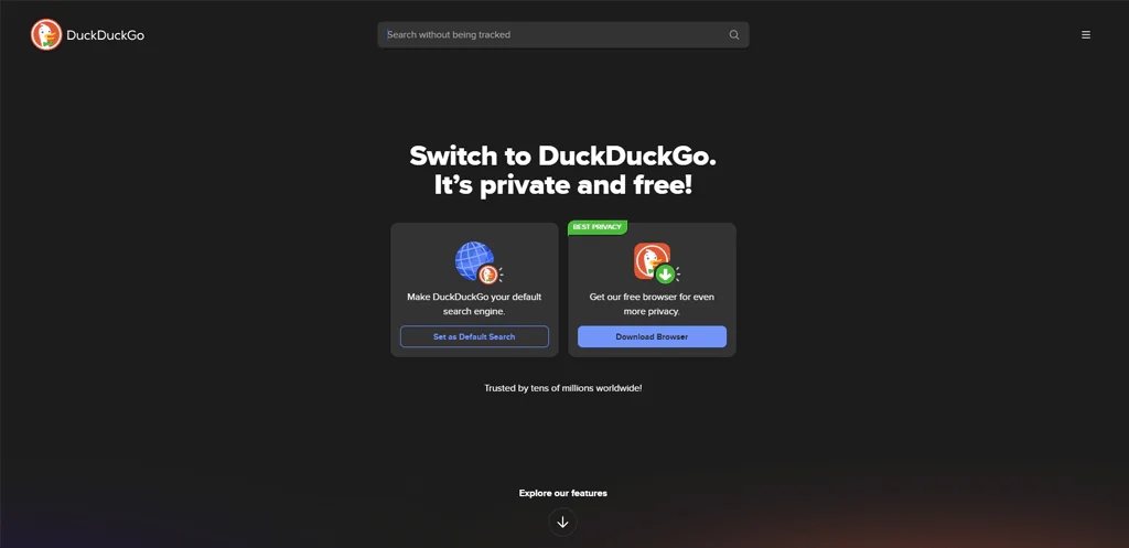 Utilizing DuckDuckGo