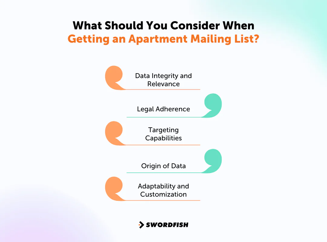 What Should You Consider When Getting an Apartment Mailing List
