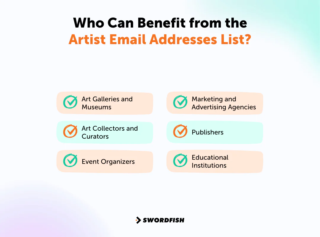 Who Can Benefit from the Artist Email Addresses List