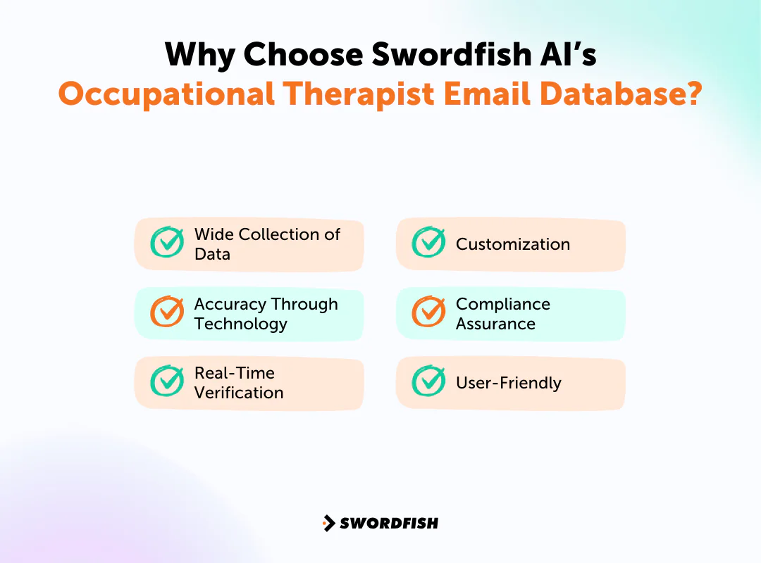 Why Choose Swordfish AI’s Occupational Therapist Email Database