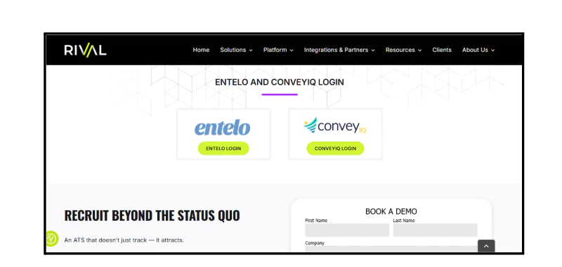 Entelo — Predictive Recruiting Analytics (Now part of Rival) 