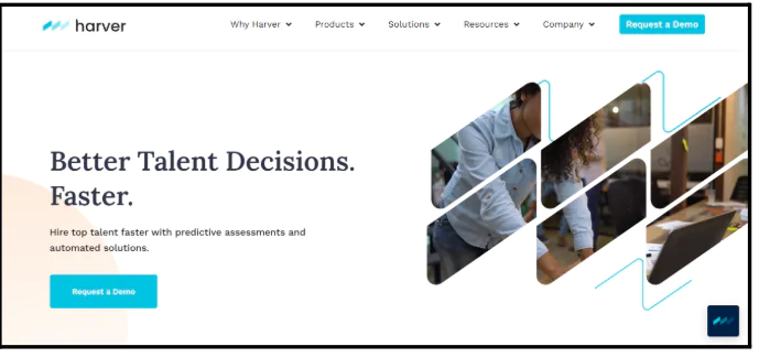 Harver recruiting software for pre-employment assessments
