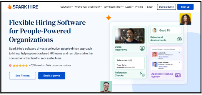 Spark Hire recruiting software for video interviewing 