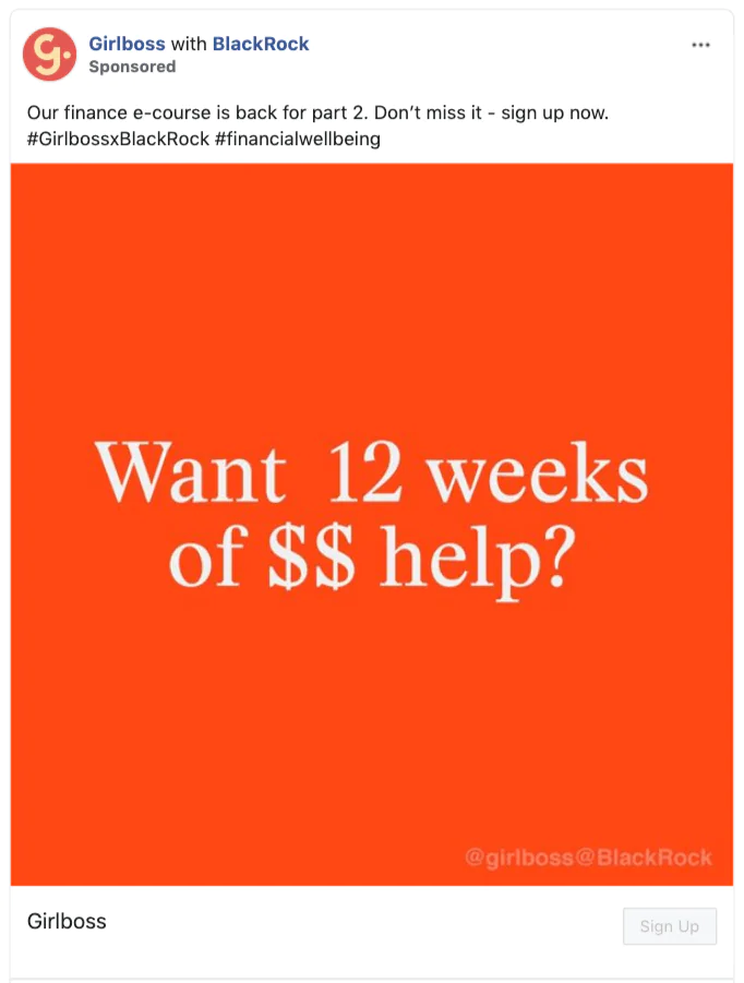 Girlboss E-course Sign-up