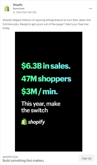 Shopify's Free Trial Offer