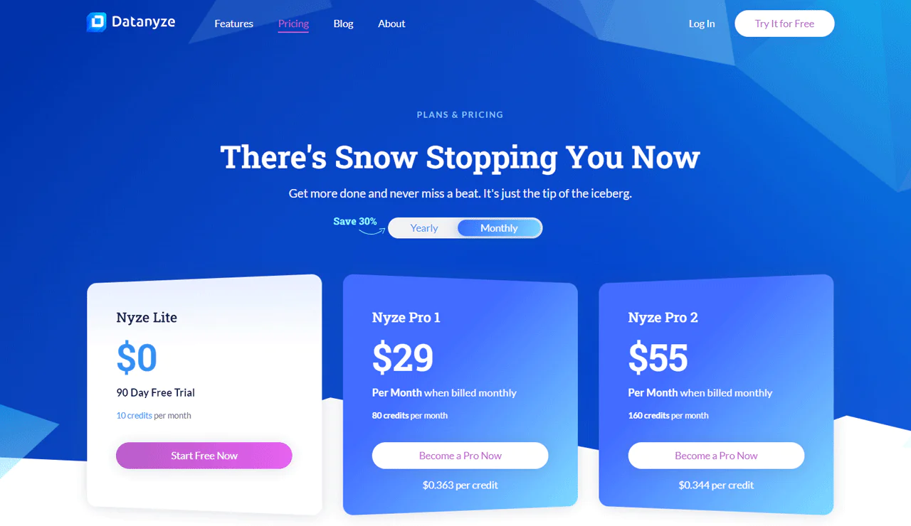 Datanyze-Pricing
