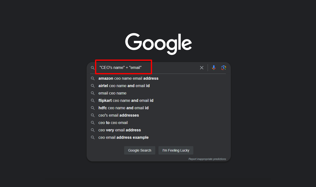 Use Advanced Google Search Techniques